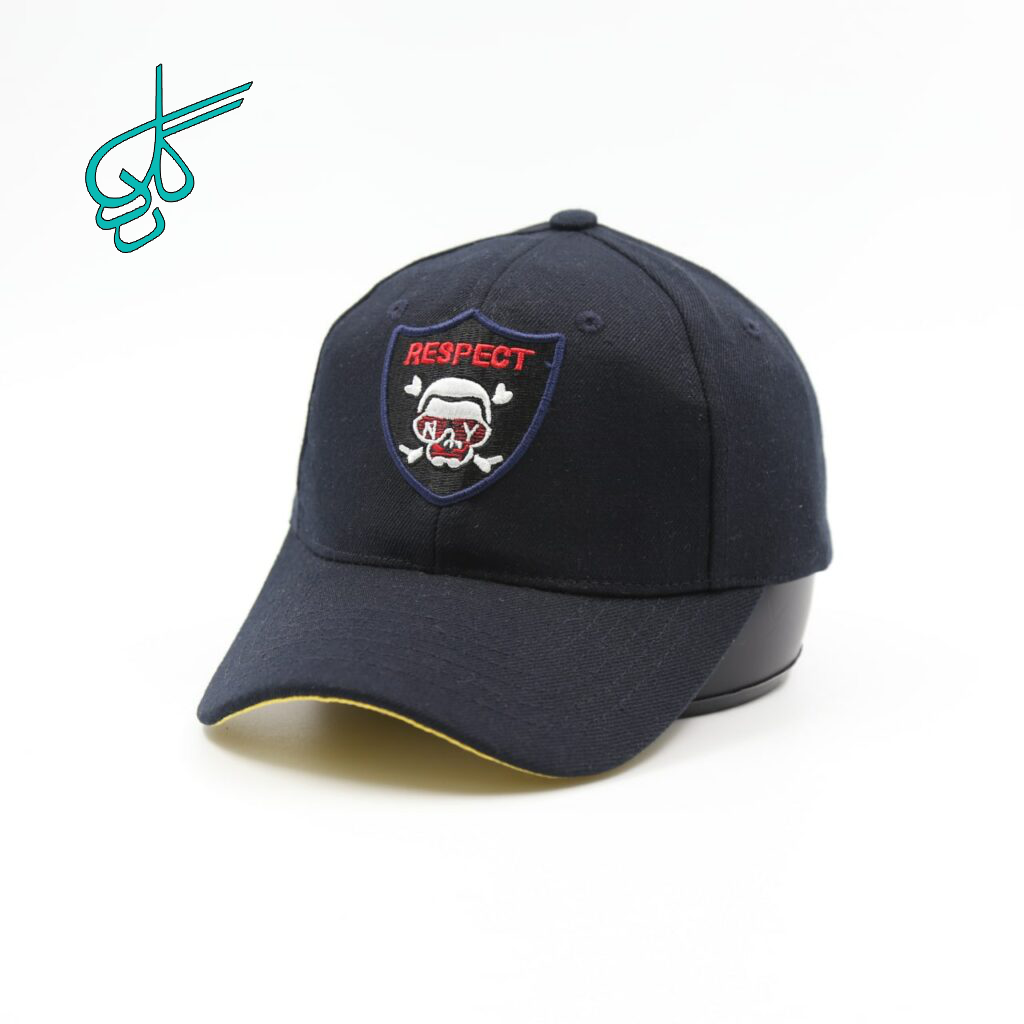 خرید کلاه نقابدار بیسبالی کتان تکه دوزی اسکلت و Respect کد 2816143 - ردگل
