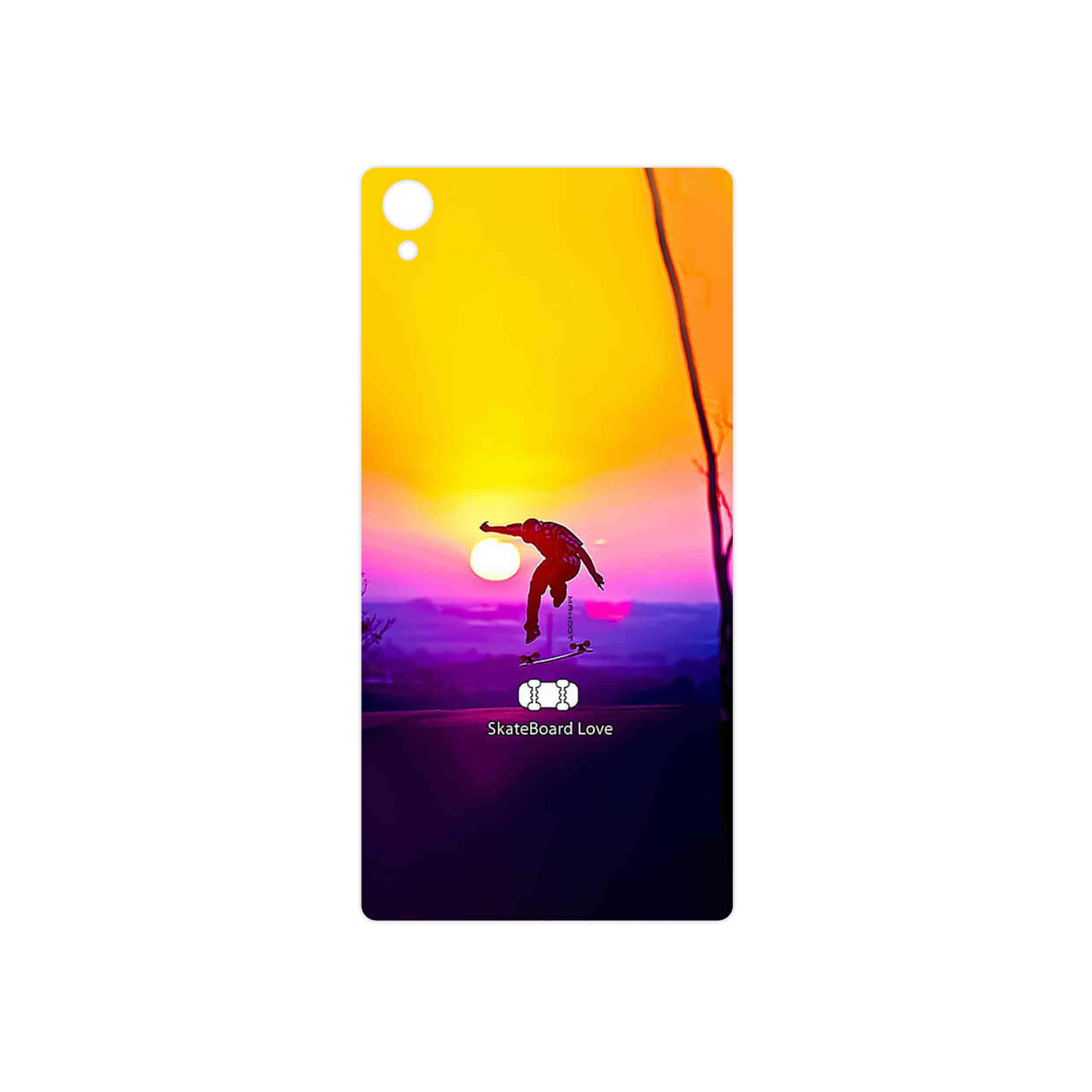 برچسب پوششی ماهوت مدل Skateboard مناسب برای گوشی موبایل سونی Xperia Z1