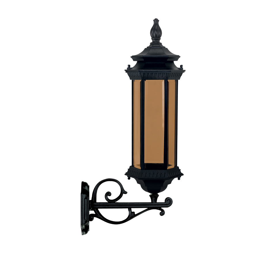 چراغ دیواری پارکی تکشیدفام مدل معبد سورنا کد 1406-16