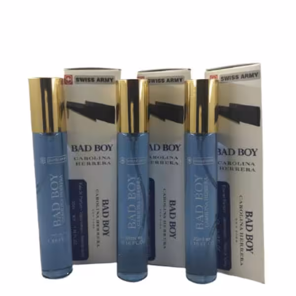 عطر جیبی مردانه سوئیس آرمی مدل Bad Boy حجم 35 میلی لیتر مجموعه 3 عددی