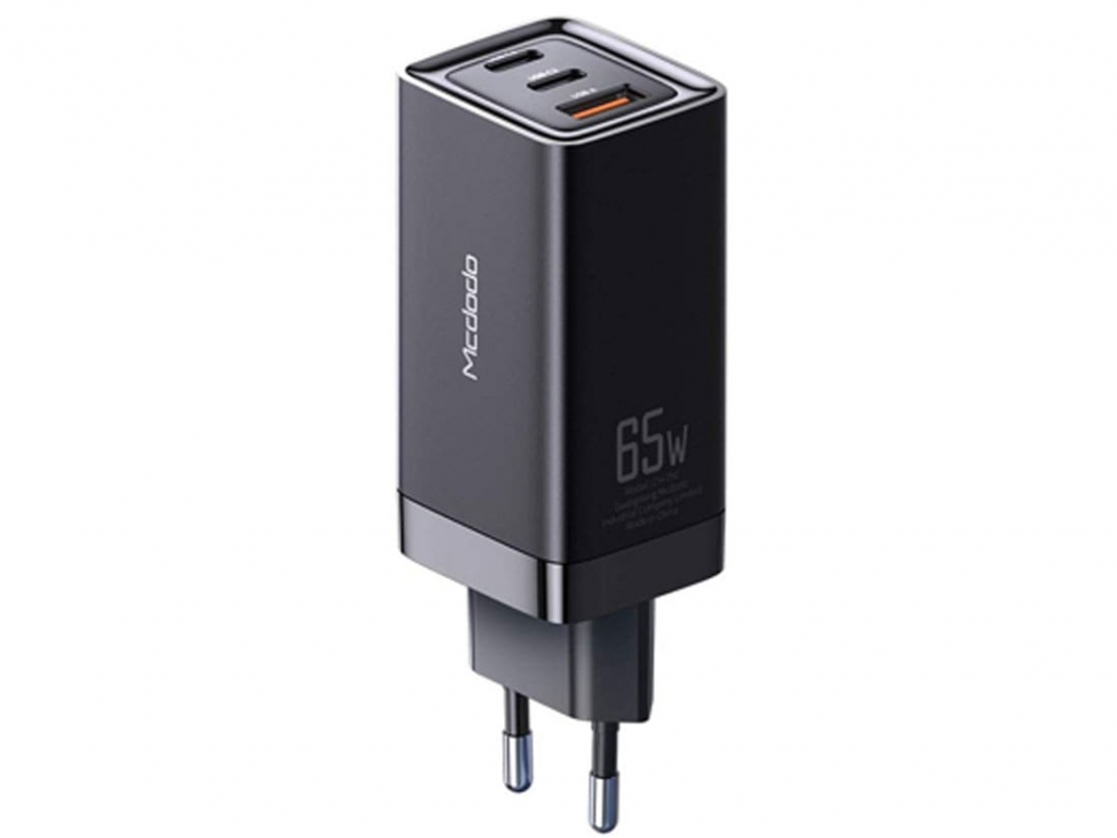 شارژر دیواری سریع مینی مک‌ودو Mcdodo 65W GAN mini fast chrger CH-7921