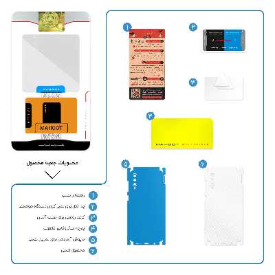 برچسب پوششی ماهوت مدل Full skin-Ceramic-Fiber مناسب برای گوشی موبایل سامسونگ Galaxy A50