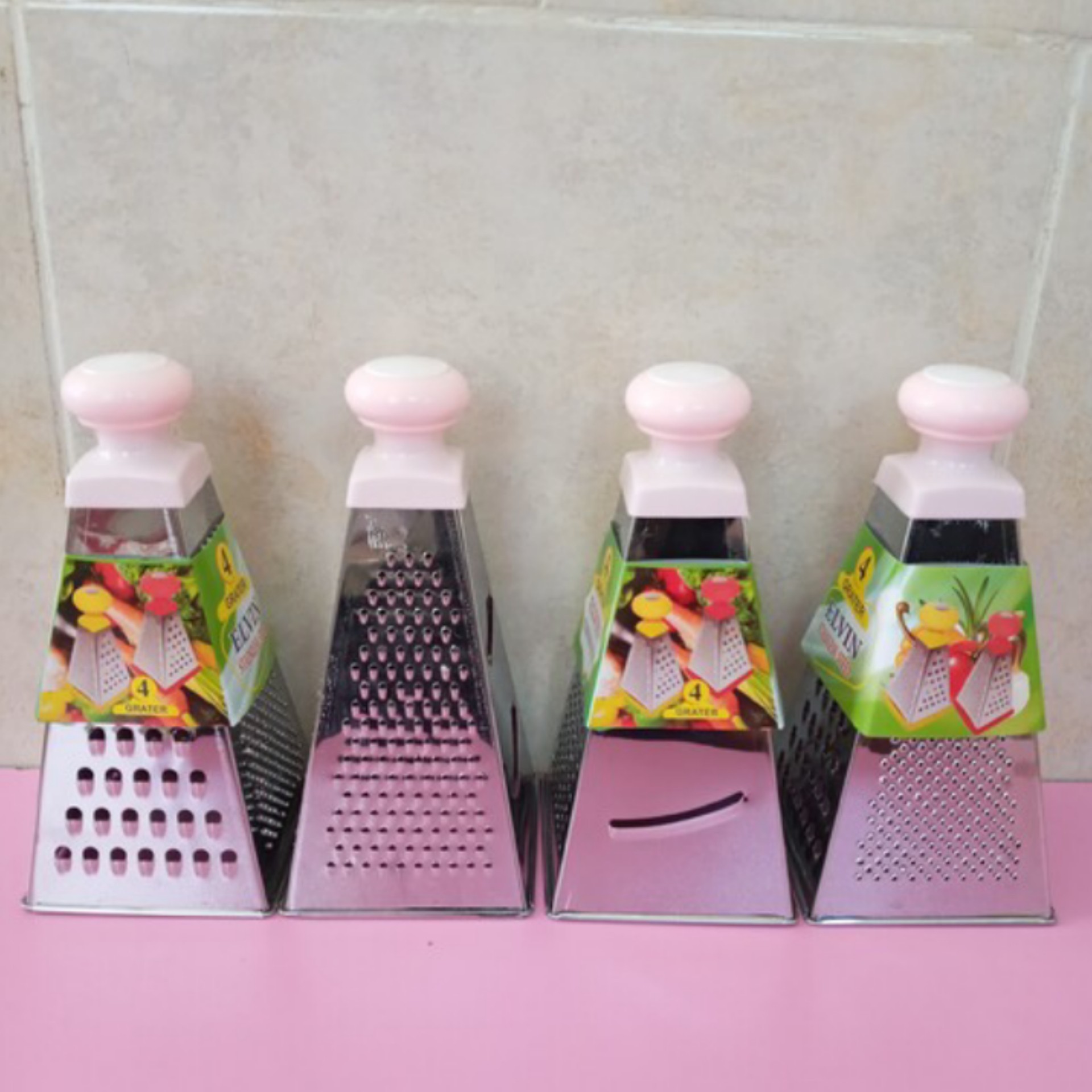 رنده چهار طرفه استیل مارکELVIN چهار گوش جنس خیلی عالی سر گرد سایز متوسط یک عددی