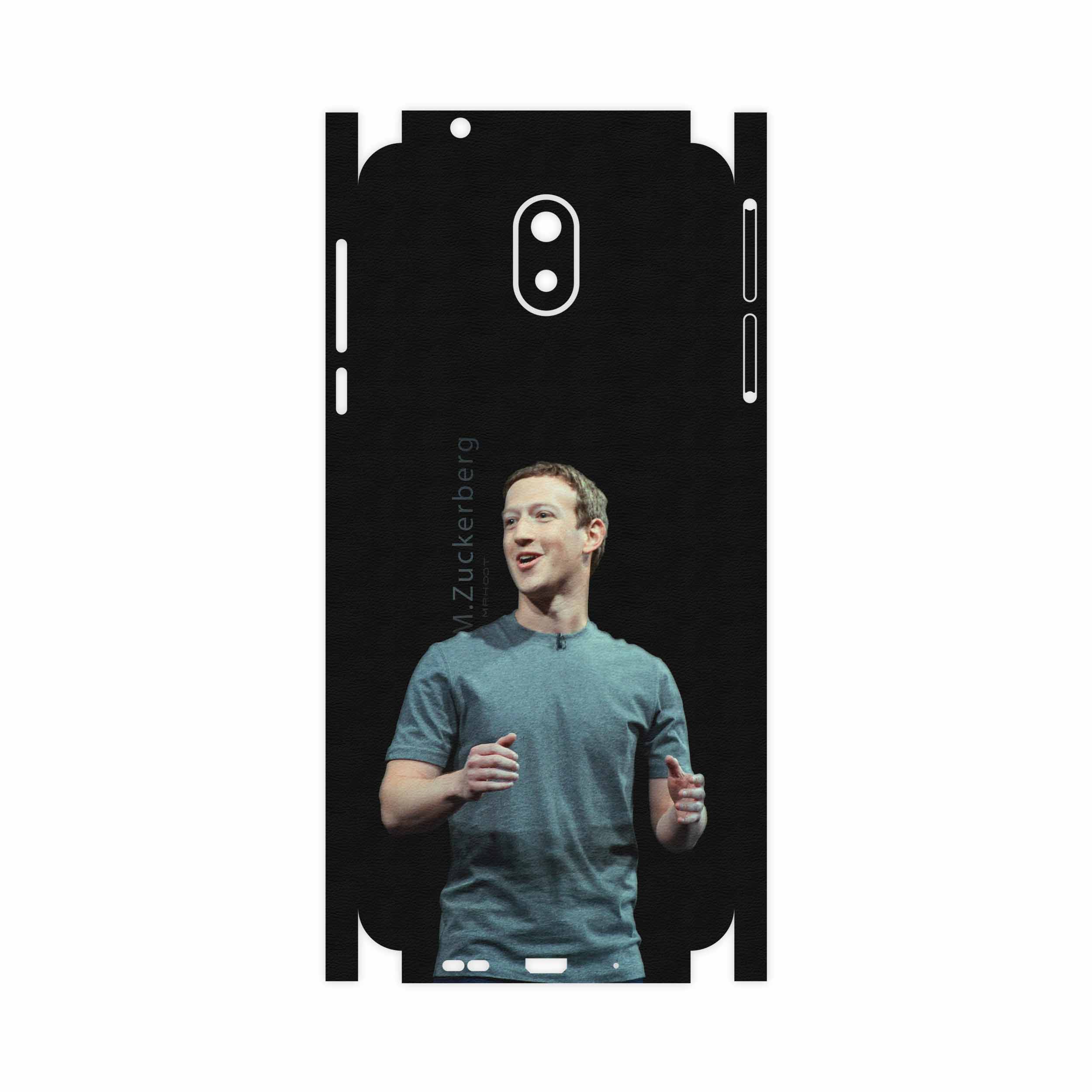 برچسب پوششی ماهوت مدل Mark Zuckerberg-FullSkin مناسب برای گوشی موبایل نوکیا 3.1