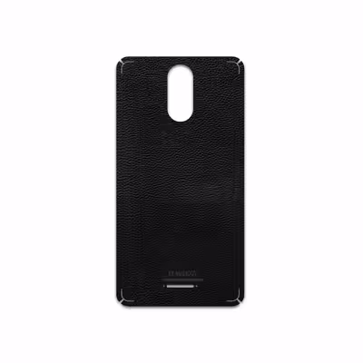 برچسب پوششی ماهوت مدل Black-Leather مناسب برای گوشی موبایل تکنو WX3F LTE