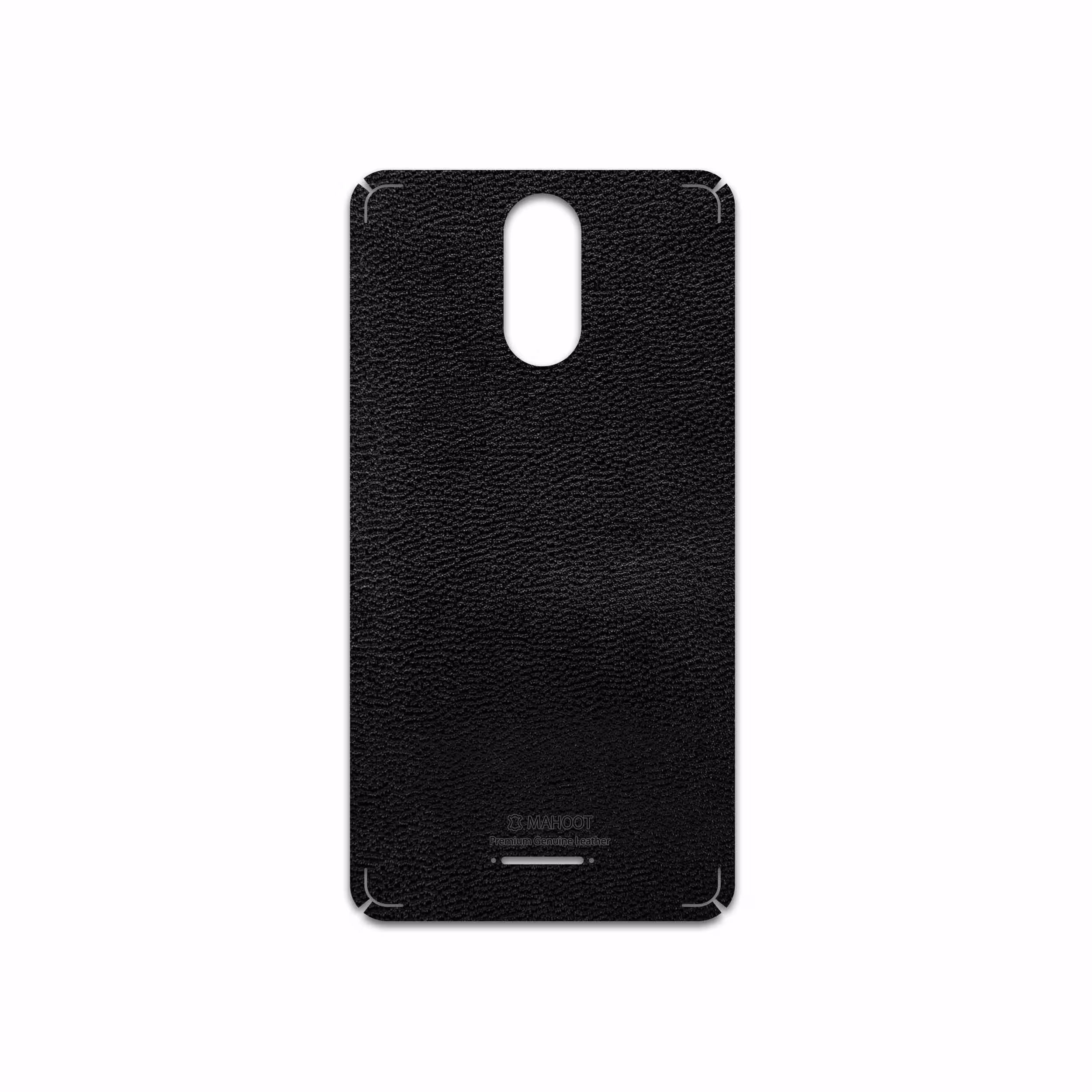 برچسب پوششی ماهوت مدل Black-Leather مناسب برای گوشی موبایل تکنو WX3F LTE