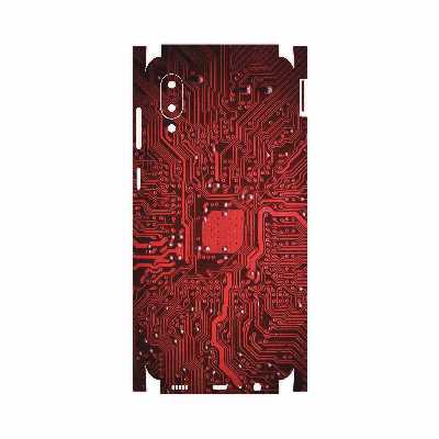 برچسب پوششی ماهوت مدل Red-Printed-Circuit-Board-FullSkin مناسب برای گوشی موبایل سامسونگ Galaxy M02