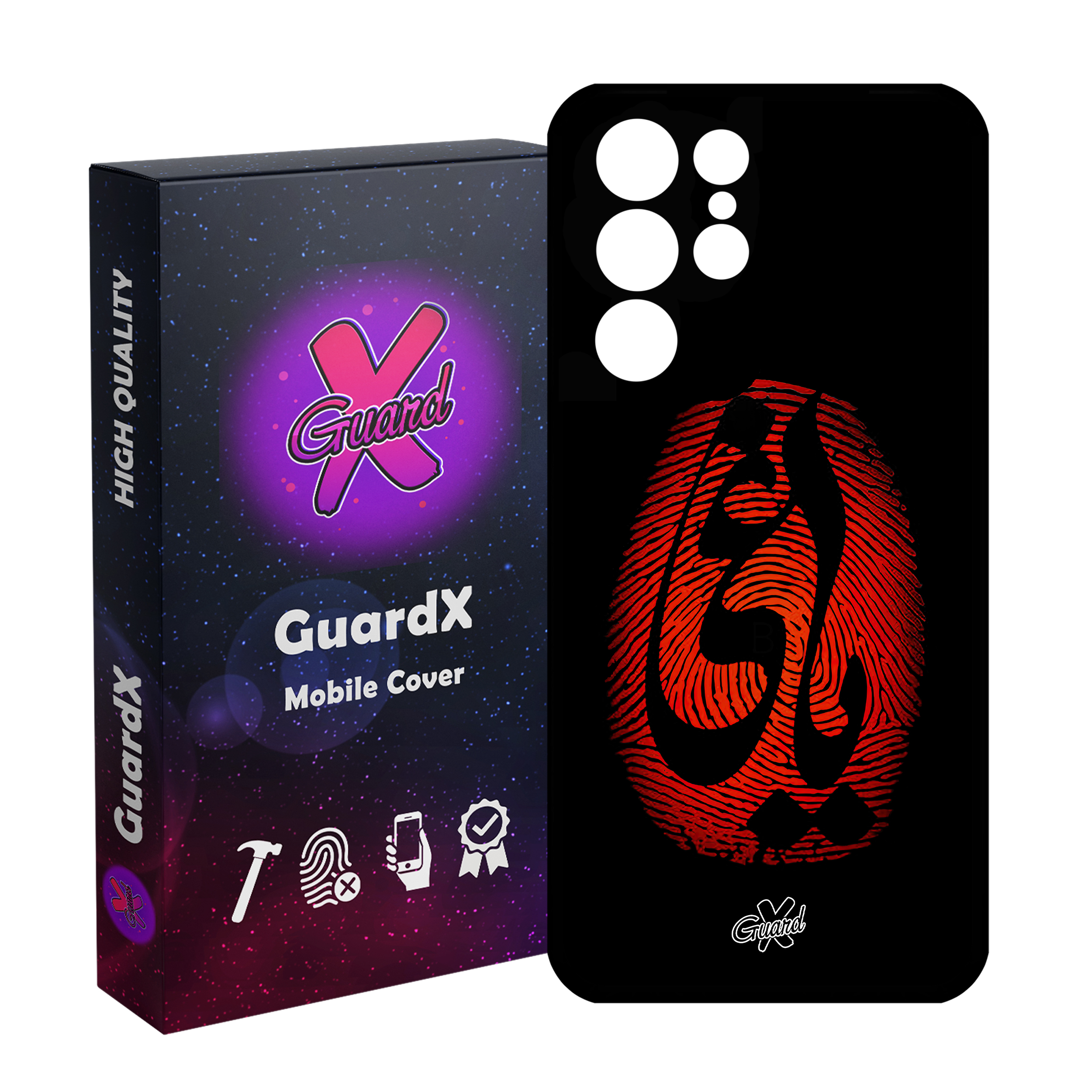 کاور گارد ایکس طرح یاغی مدل Glass10447 مناسب برای گوشی موبایل سامسونگ Galaxy S21 Ultra