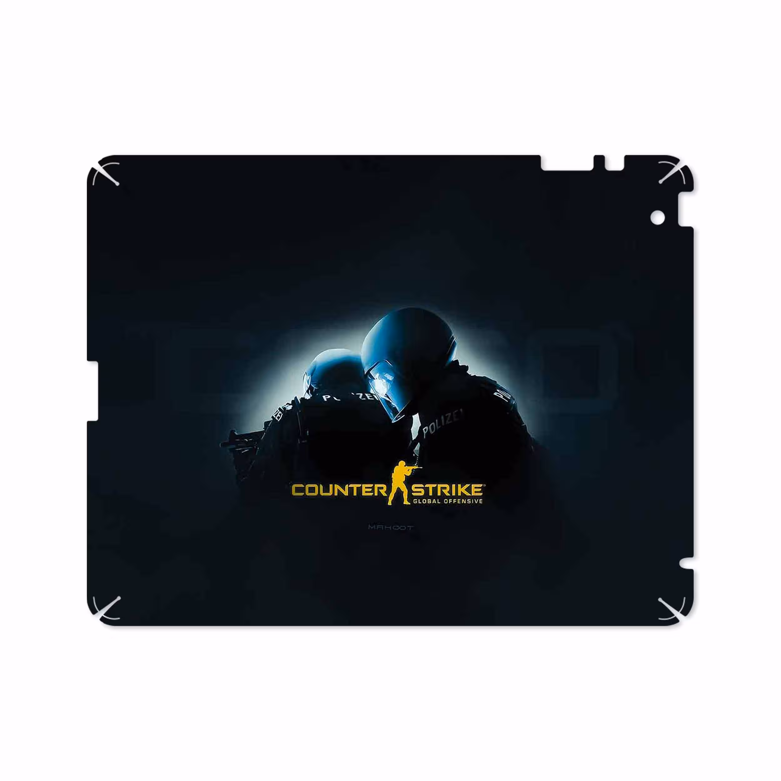 برچسب پوششی ماهوت مدل Counter-Strike مناسب برای تبلت اپل iPad 2 2011 A1396