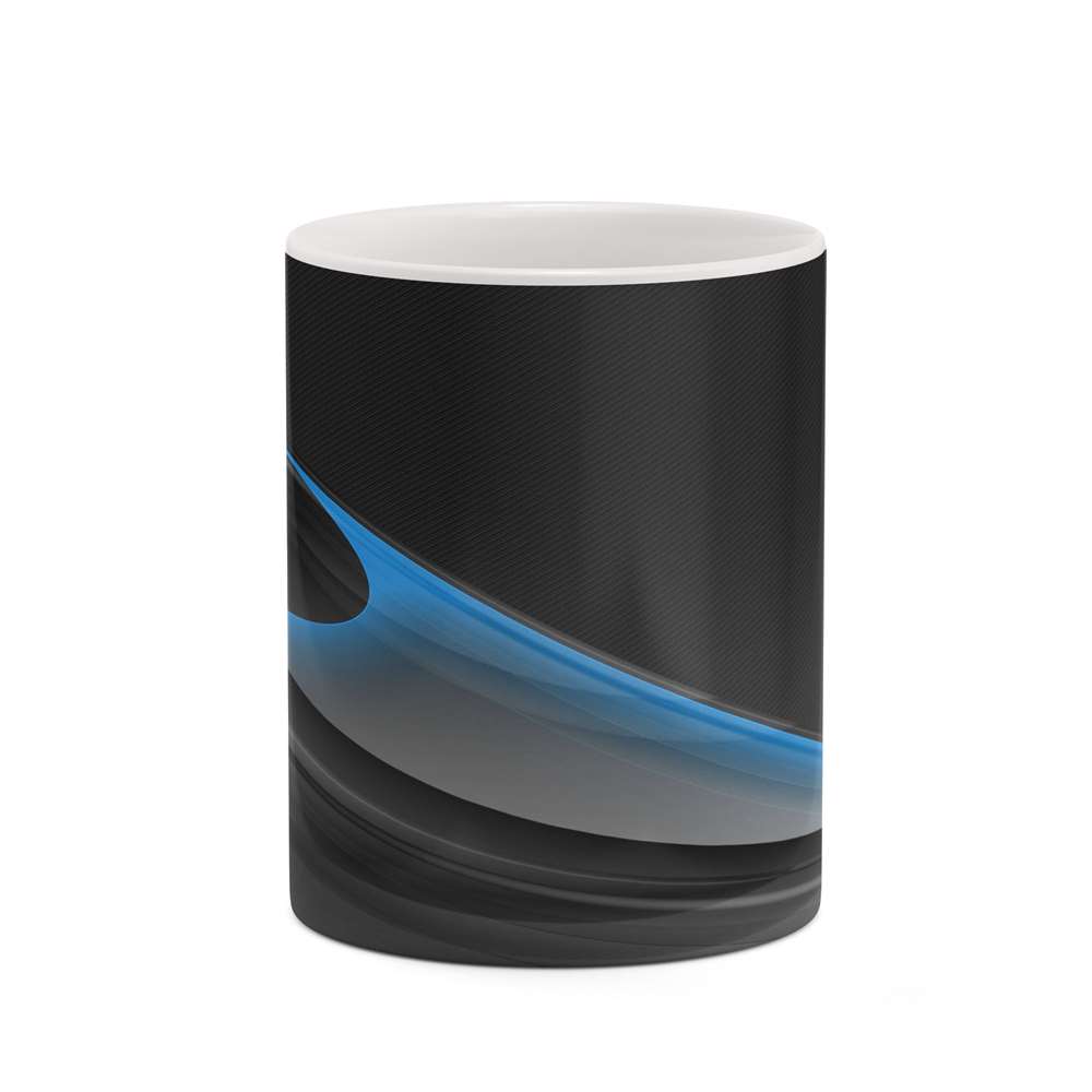 ماگ کاکتی طرح زمینه مشکی فانتزی مدل mgh19114