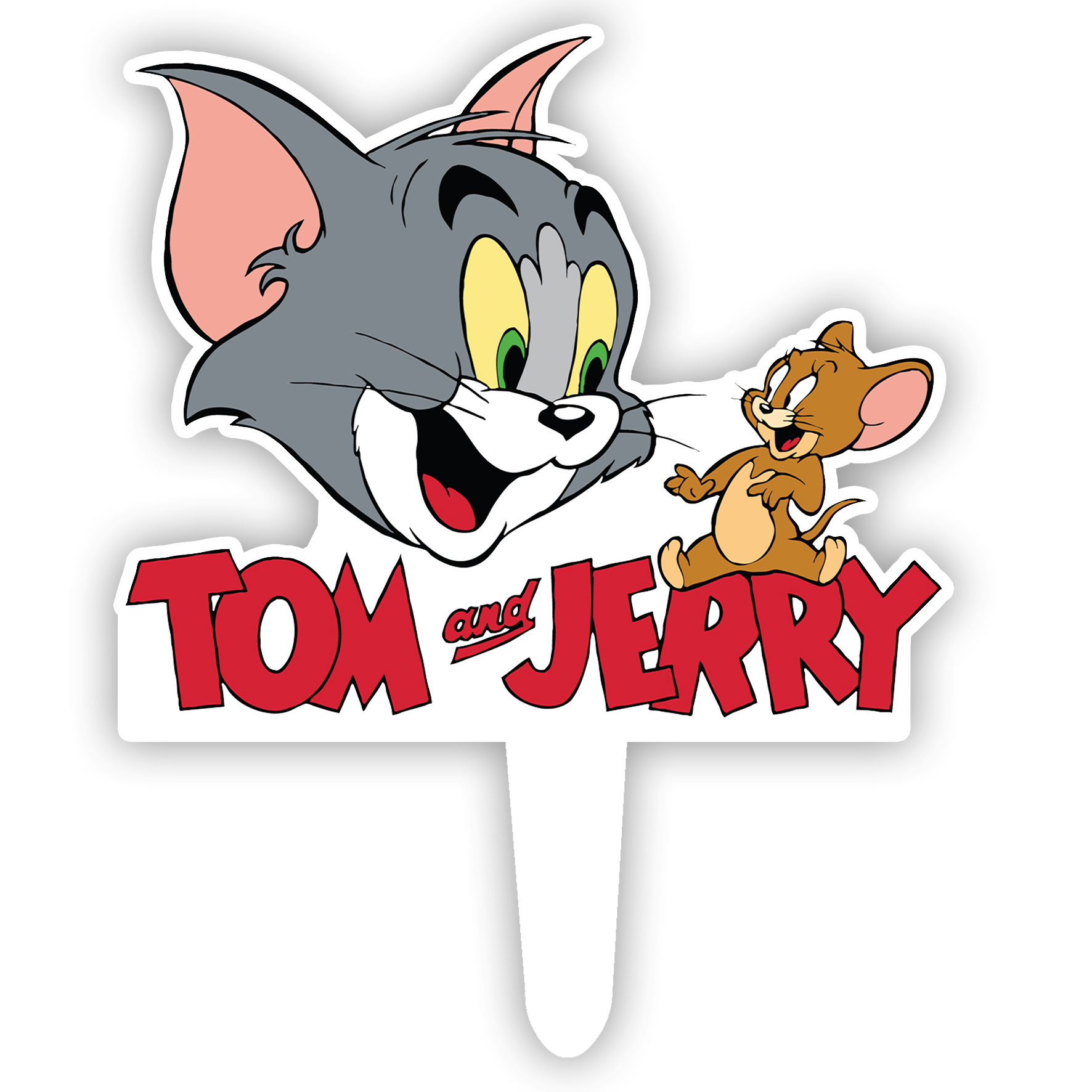  تاپر کیک طرح تام و جری کد R395