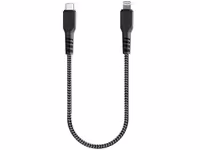 کابل فست شارژ Type-C به Lightning انرژیا مدل FibraTough به طول 30 سانتی‌متر