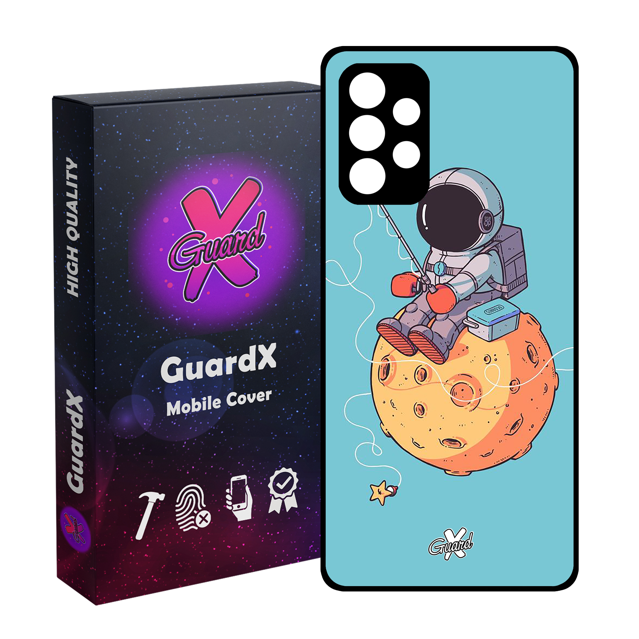 کاور گارد ایکس طرح Galaxy مدل Glass10042 مناسب برای گوشی موبایل سامسونگ Galaxy A23 4G