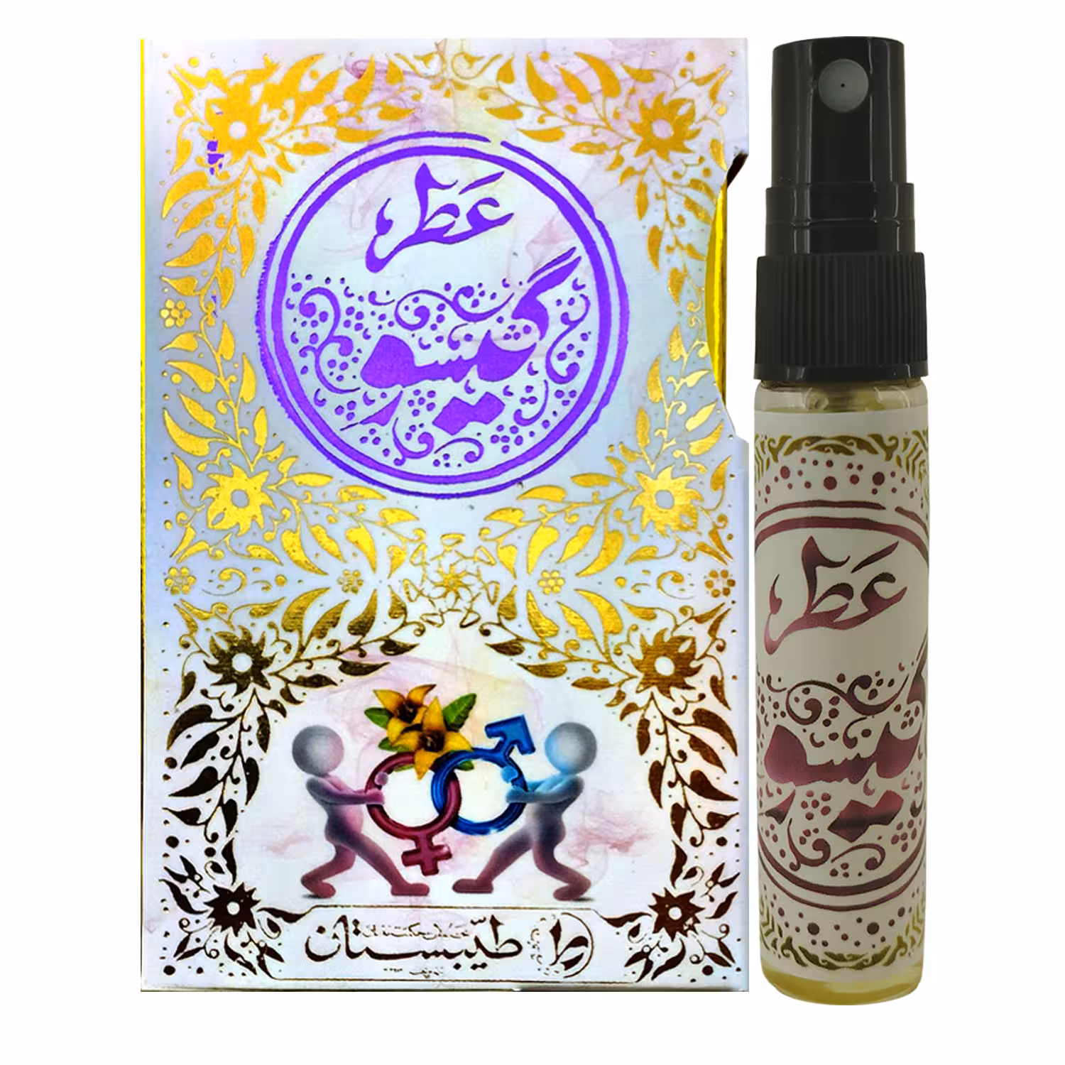 عطر جیبی طیبستان مدل گیسو حجم 5 میلی لیتر