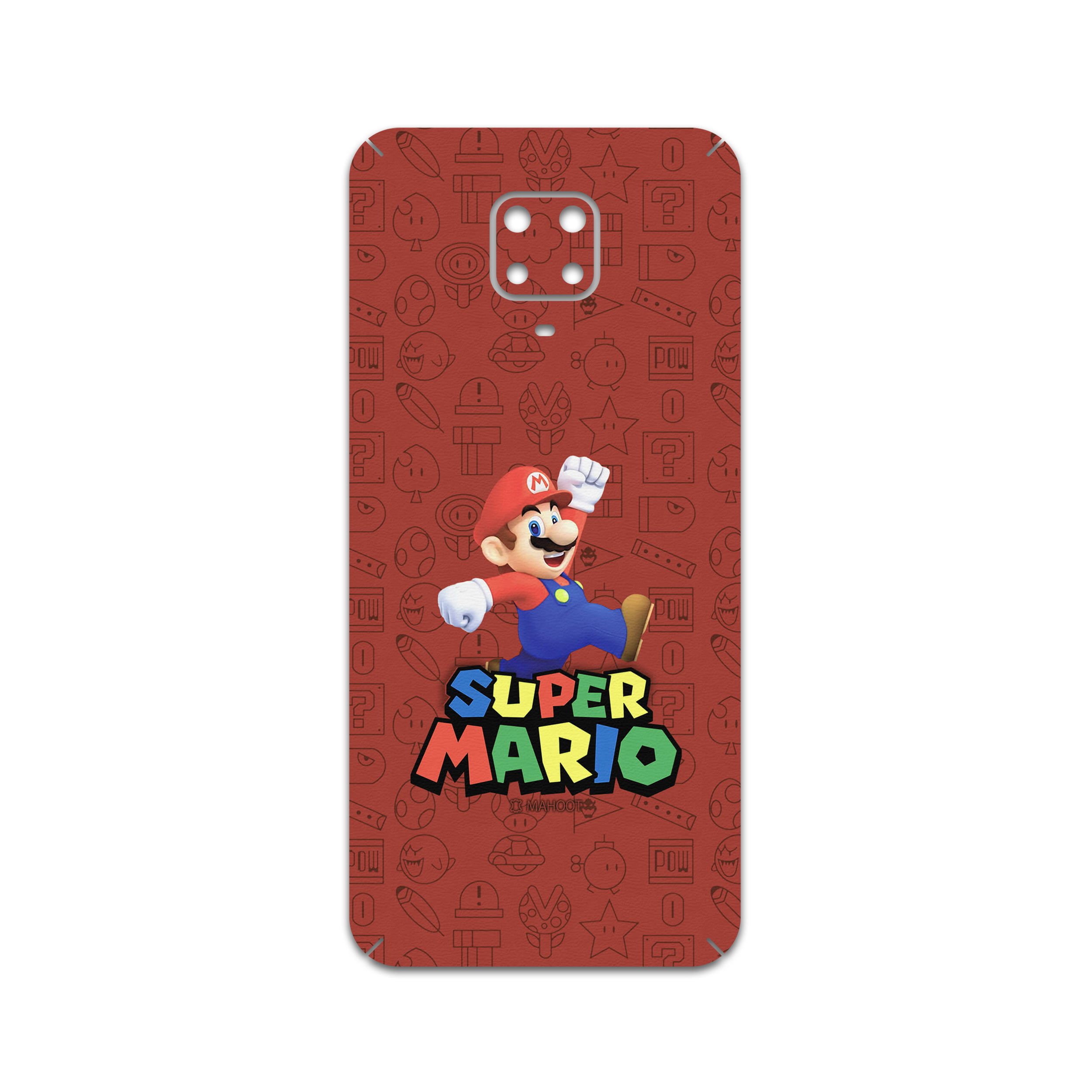 برچسب پوششی ماهوت مدل Super-Mario-Game مناسب برای گوشی موبایل شیائومی Redmi Note 9 Pro