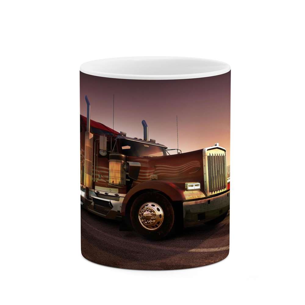 ماگ کاکتی طرح کامیون مدل mgs16587