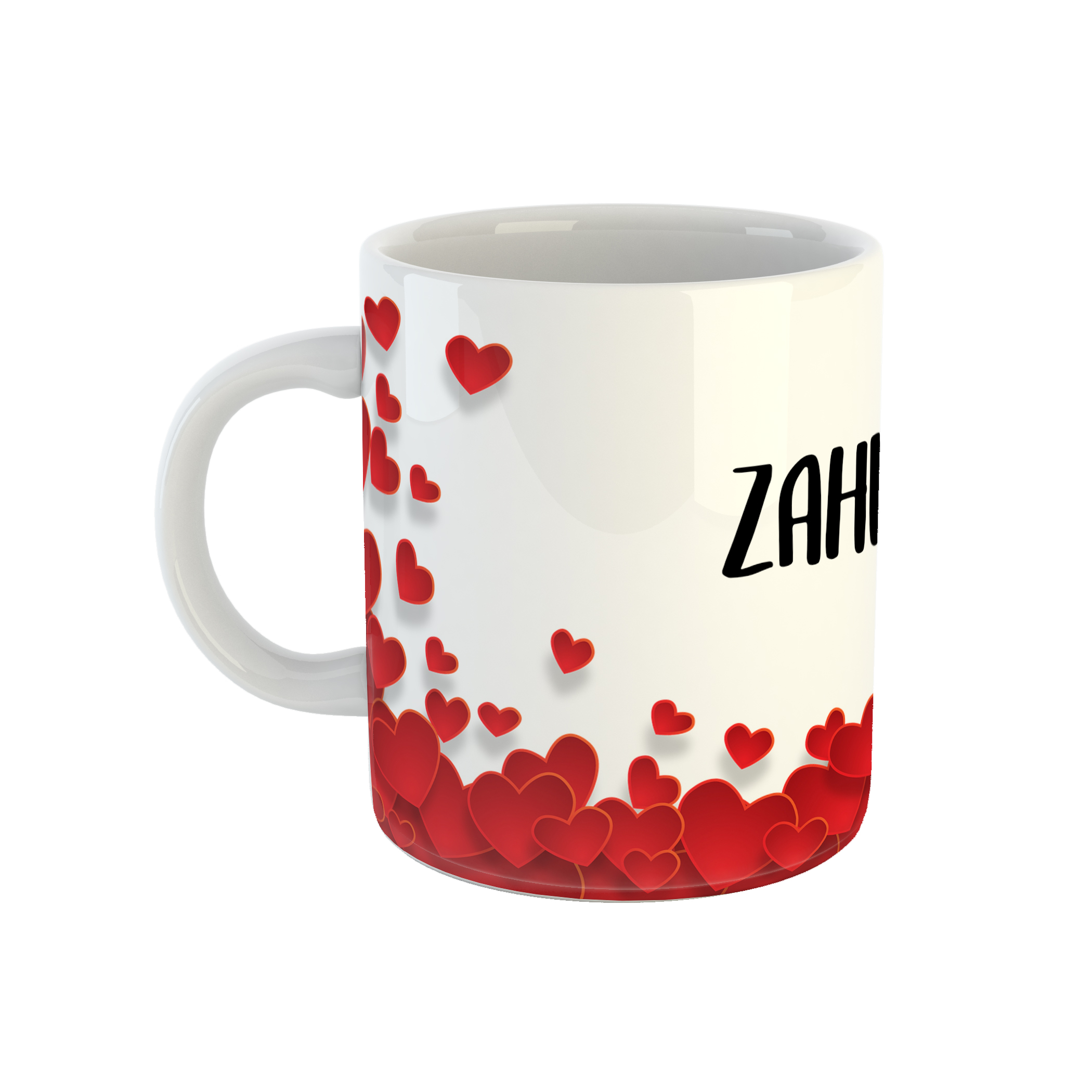 ماگ طرح قلب مدل زهرا