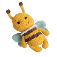 عروسک بافتنی طرح زنبور کد 01