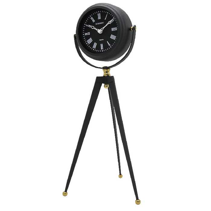 ساعت رومیزی فلزی سه پایه(هزینه ارسال به عهده مشتری عزیز)