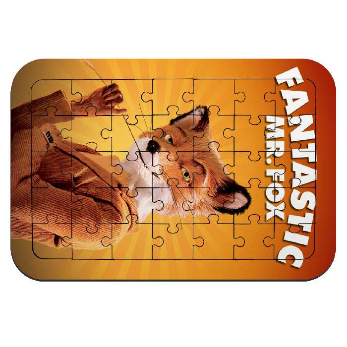 پازل 35 تکه طرح انیمیشن آقای فاکس شگفت انگیز مدل NI2220 