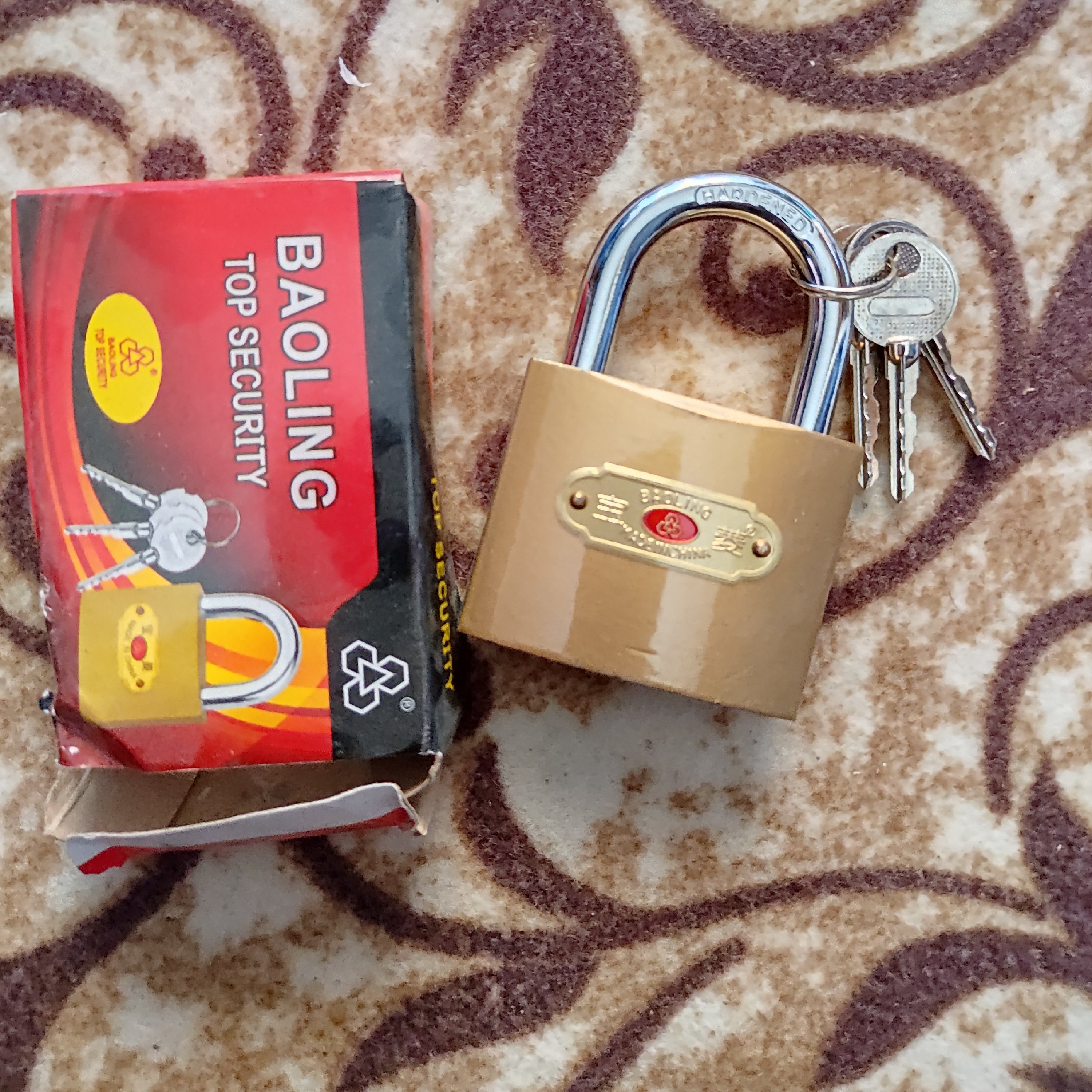قفل آویز سایز 63 کلید ستاره ای