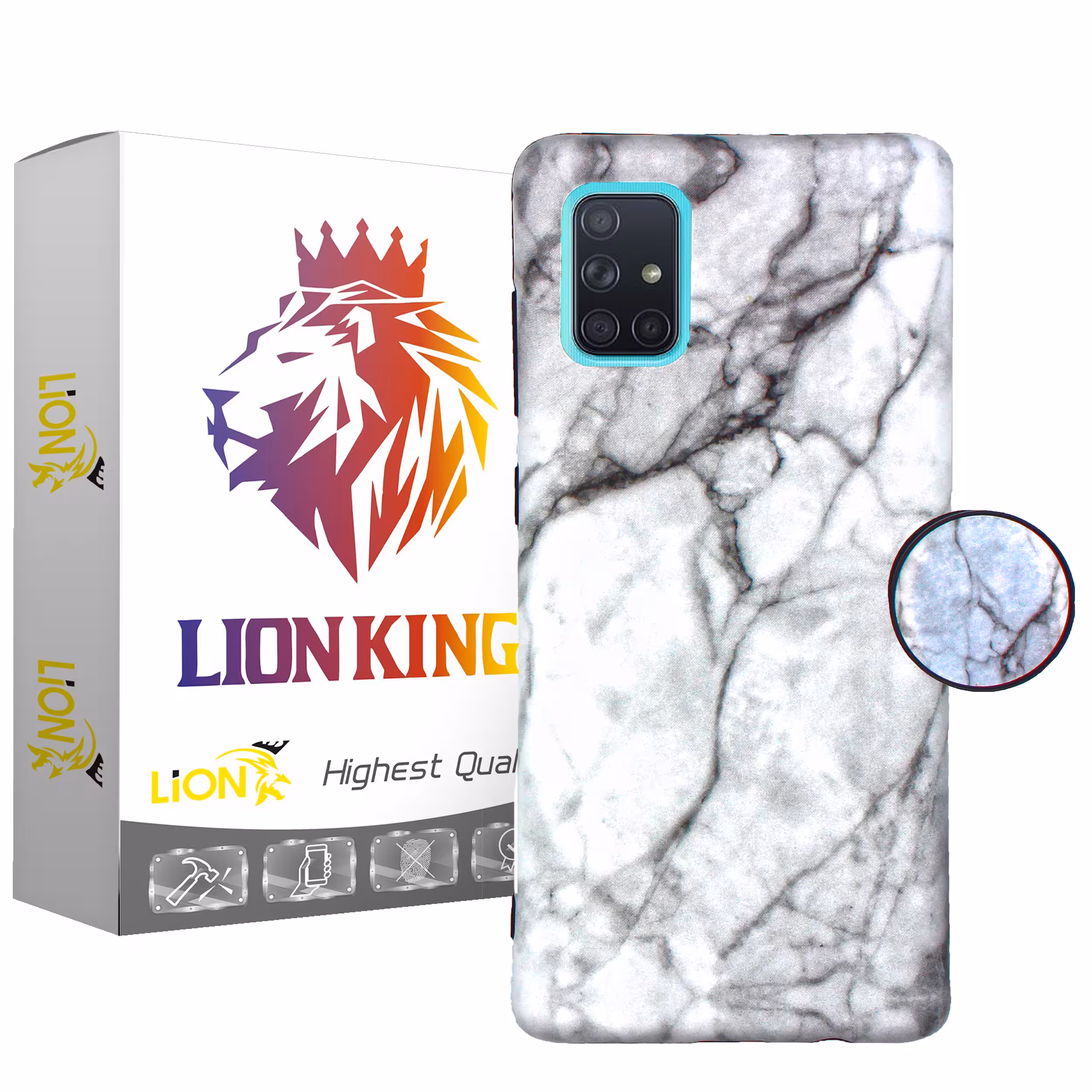 کاور لاین کینگ مدل stone مناسب برای گوشی موبایل سامسونگ Galaxy A71