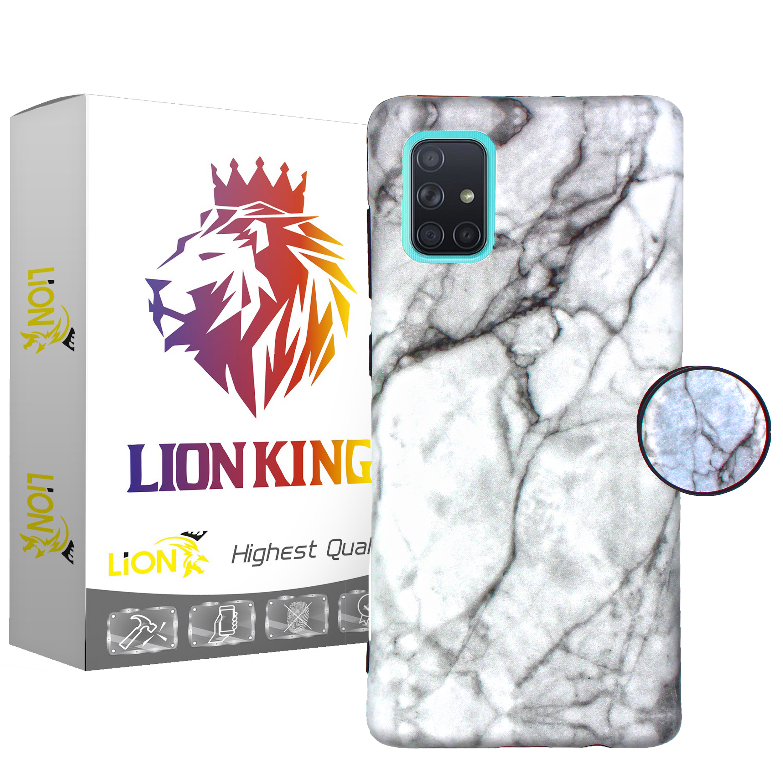  کاور لاین کینگ مدل stone مناسب برای گوشی موبایل سامسونگ Galaxy A71