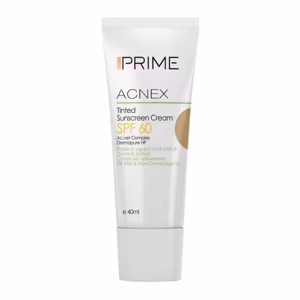 پریم کرم ضدافتاب رنگی بژSPF60 پوست مختلط تاچرب