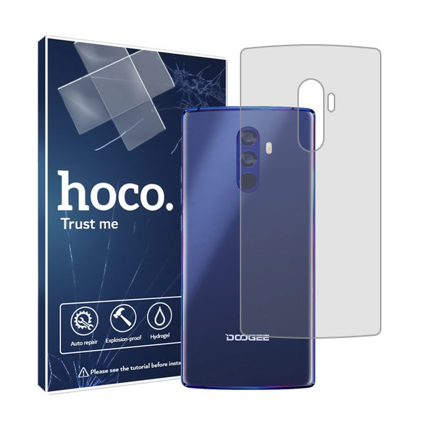 گلس پشت گوشی دوجی Mix 2 مدل شفاف برند هوکو کد S