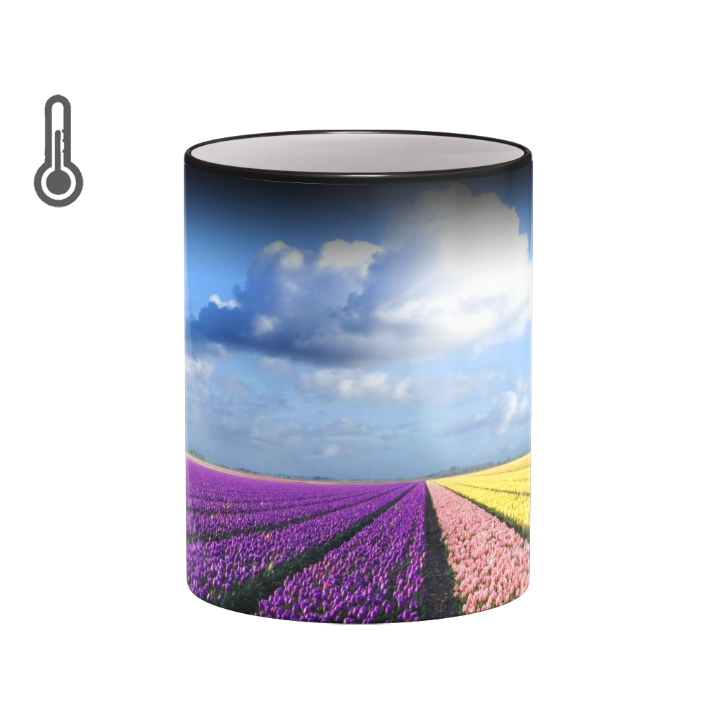 ماگ حرارتی بیگ ماگ مدل گلها کد 7037