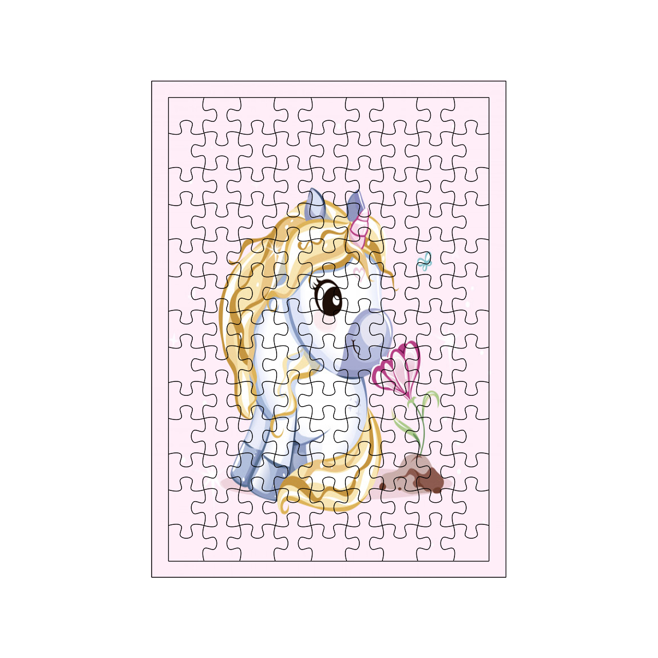 پازل 117 تکه مدل یونیکورن کد 1773