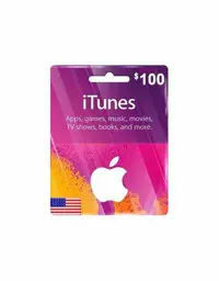 خرید گیفت کارت اپل 100 دلاری 100 Apple iTunes Gift Card USA با بهترین قیمت
