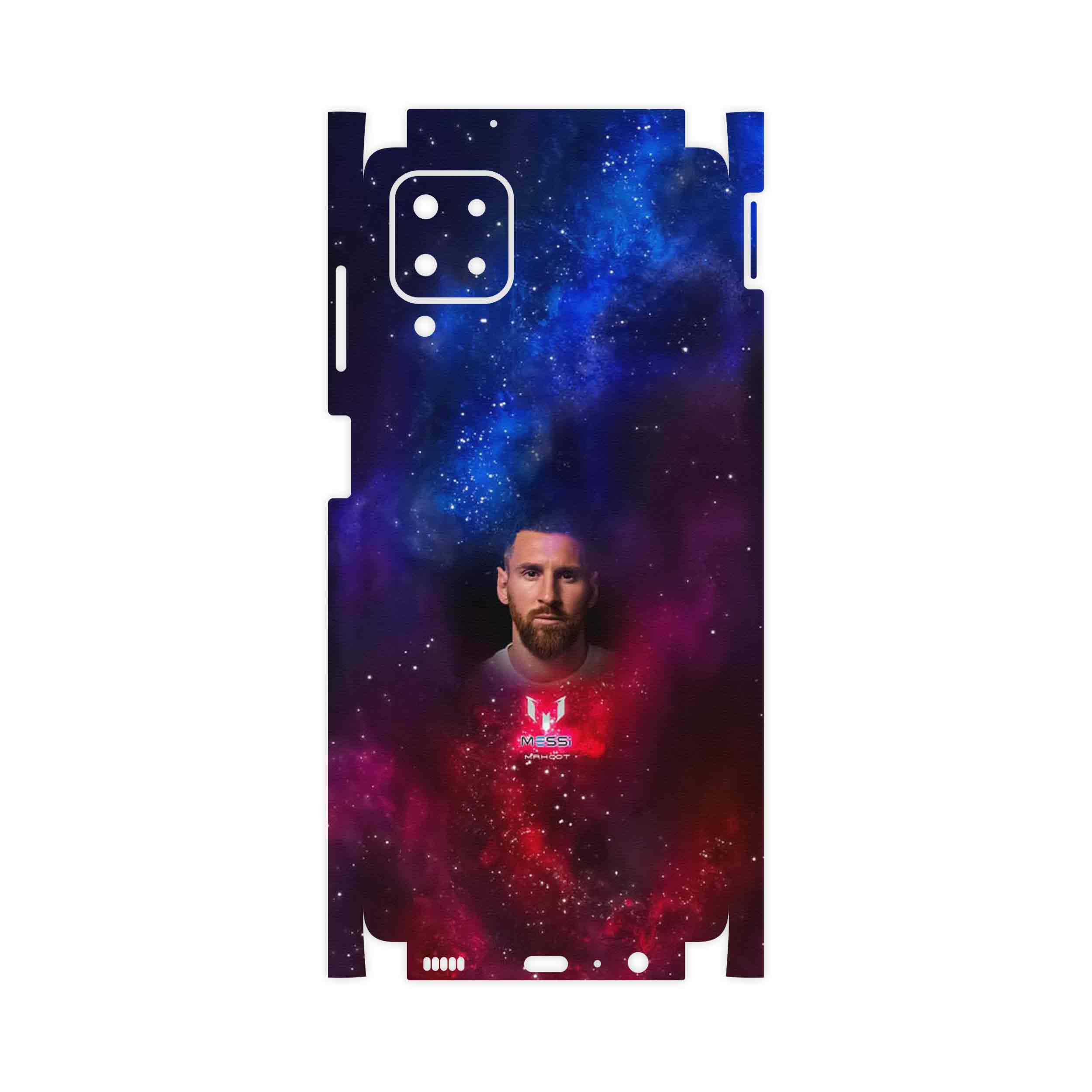 برچسب پوششی ماهوت مدل Lionel Messi 1-FullSkin مناسب برای گوشی موبایل سامسونگ Galaxy F12