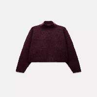 بافت یقه اسکی زنانه زارا SOFT KNIT BASIC SWEATER | تهران زارا TehranZara