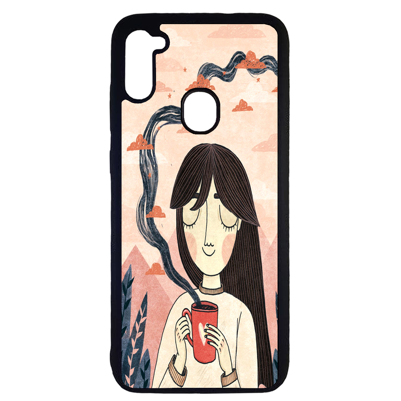 کاور طرح دختر کد 1146 مناسب برای گوشی موبایل سامسونگ galaxy a21