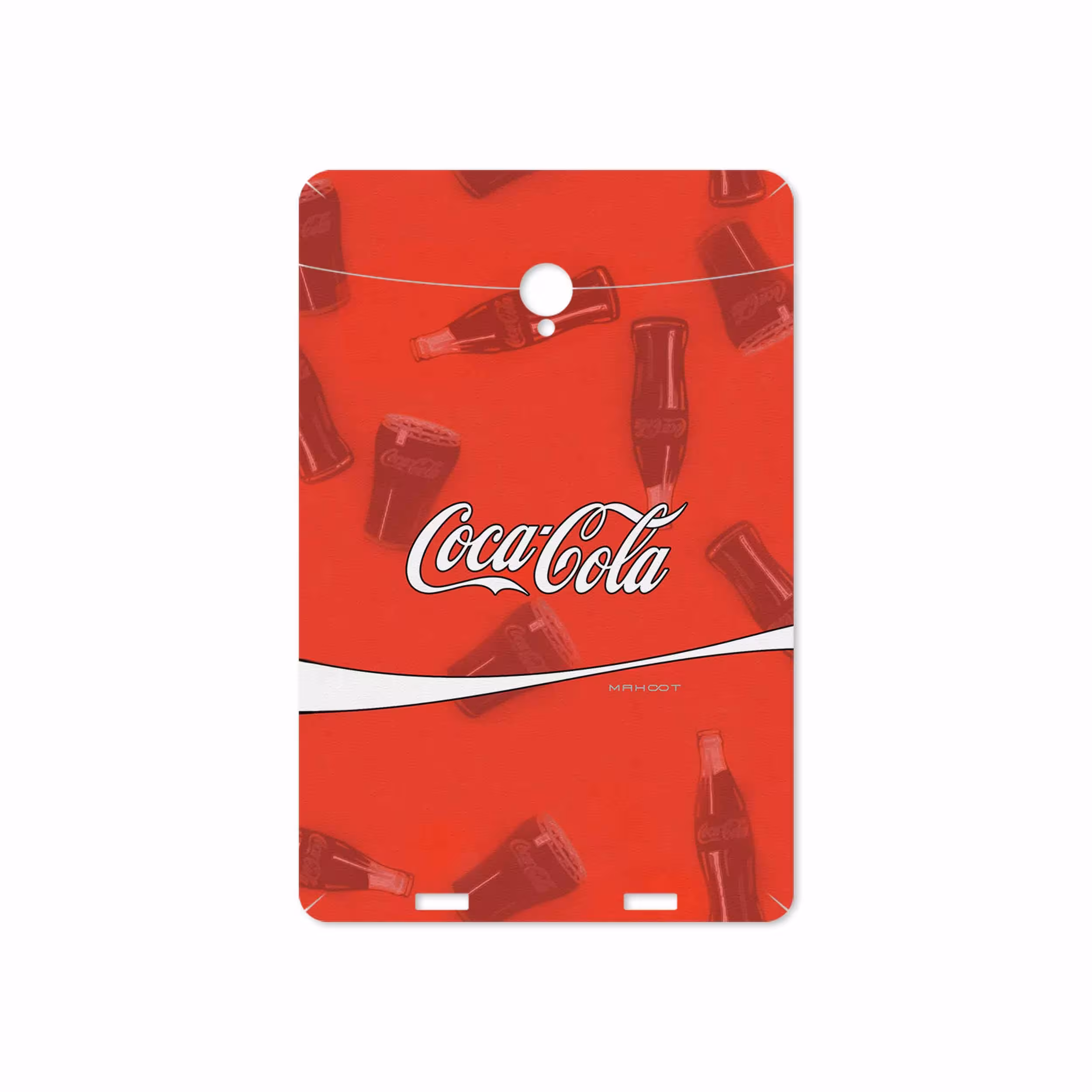 برچسب پوششی ماهوت مدل Coca-Cola-Logo مناسب برای تبلت وریکو Unipad