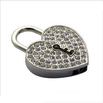  فلش مموری پرلیت یو اس بی طرح قفل قلبی کد W-49-3 ظرفیت ۶۴ گیگابایت