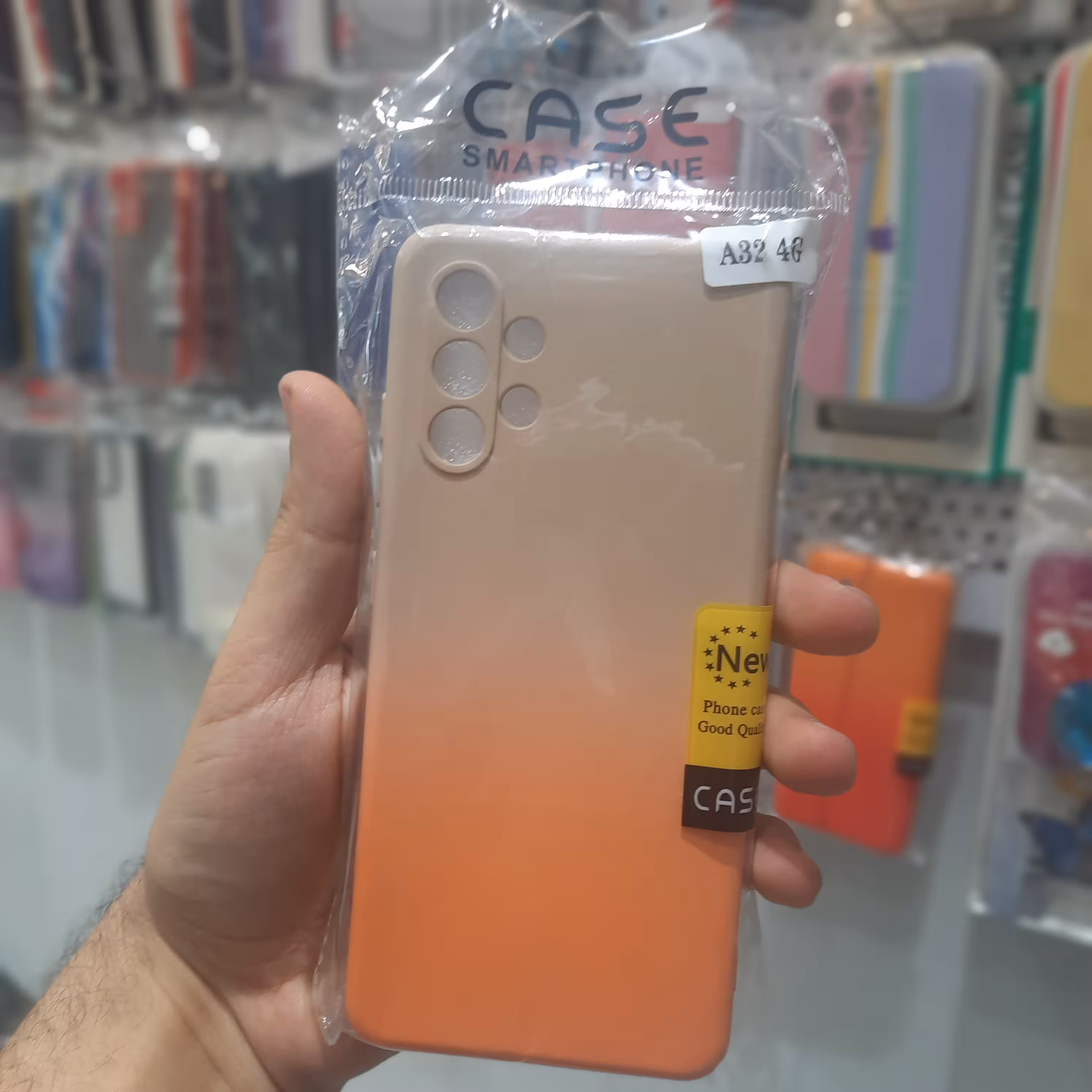 کاور سیلیکونی گوشی سامسونگ a32 دو رنگ 4g رنگ زیبا