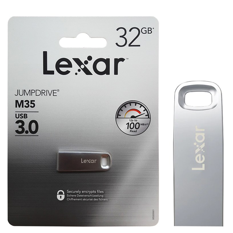 فلش مموری لکسار مدل M35 ظرفیت 32 گیگابایت