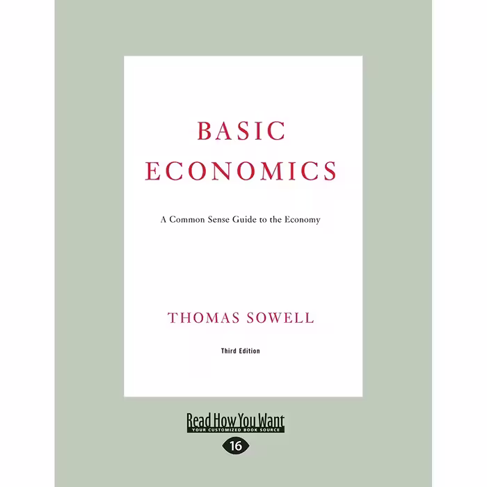 کتاب Basic Economics اثر Thomas Sowell انتشارات ReadHowYouWant