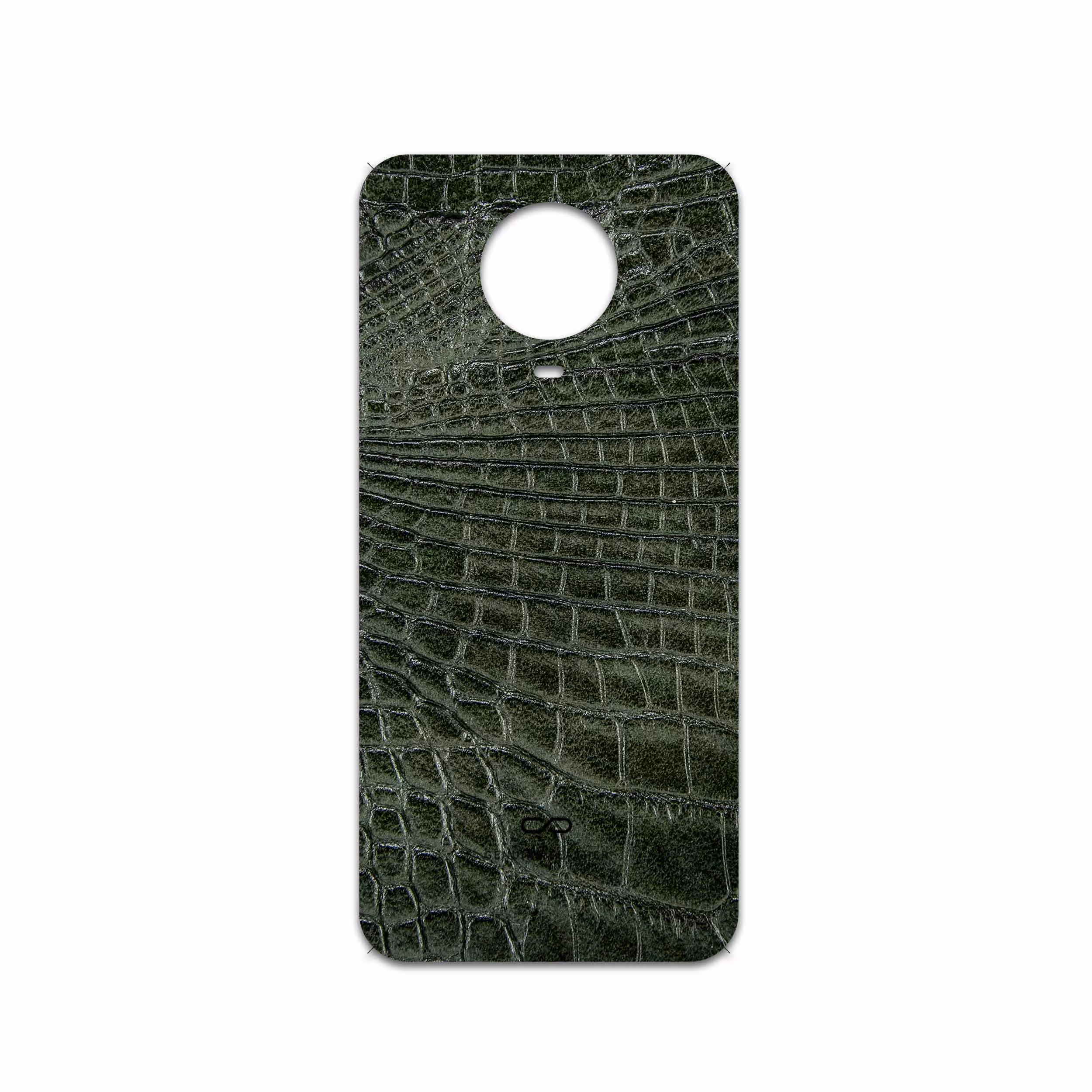 برچسب پوششی ماهوت مدل Green-Crocodile-Leather مناسب برای گوشی موبایل نوکیا G20