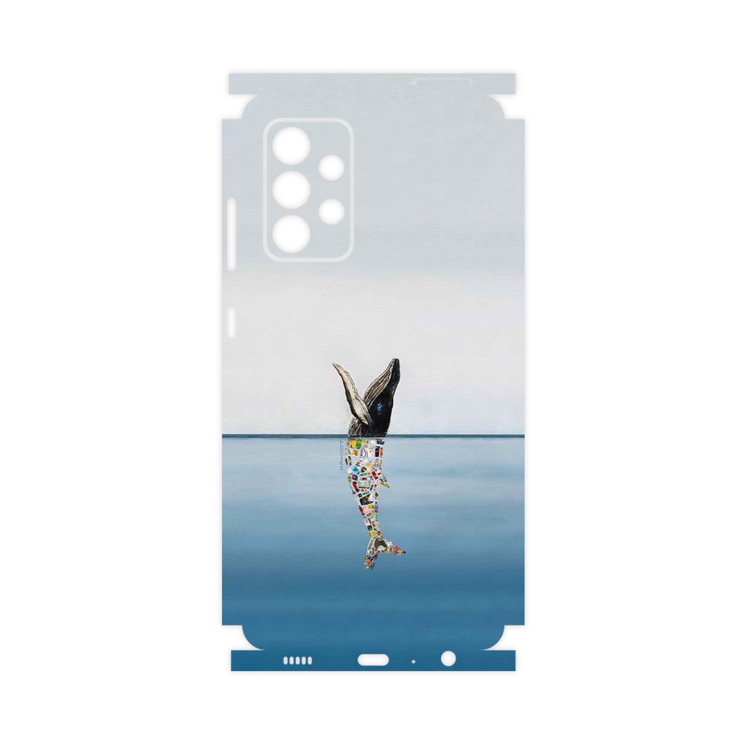 برچسب پوششی ماهوت مدل Collage of Sea Trash-FullSkin مناسب برای گوشی موبایل سامسونگ Galaxy A52 5G