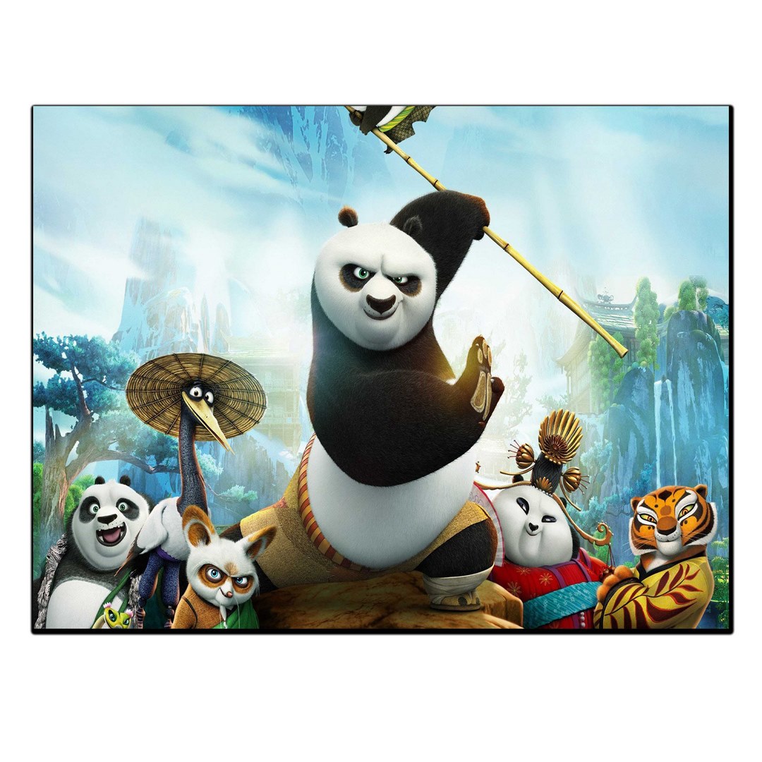 تابلو شاسی بکلیت طرح پاندای کونگ فو کار مدل SH-13666