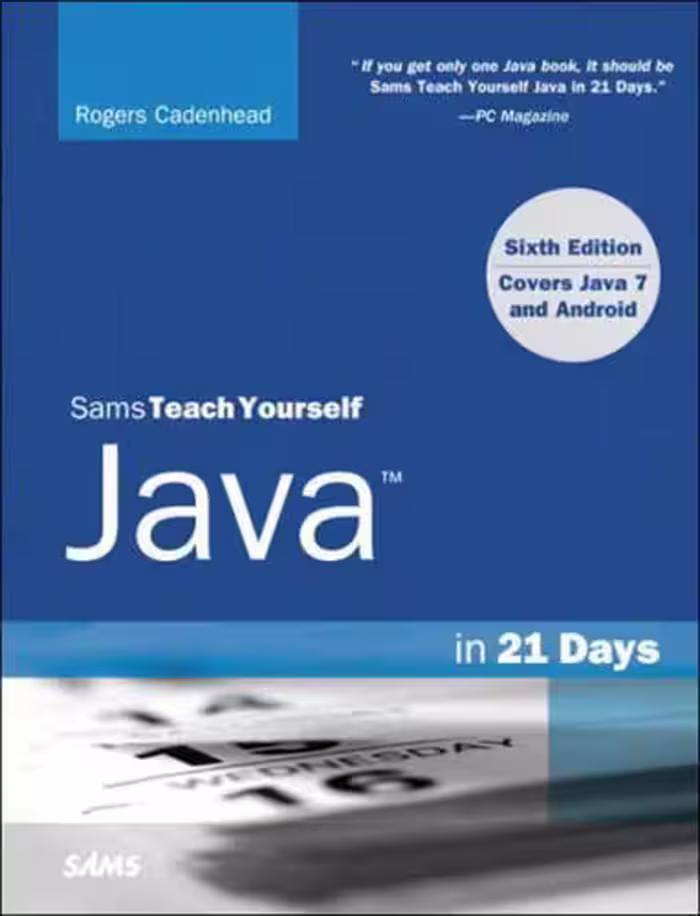 خرید و دانلود نسخه کامل کتاب Sams Teach Yourself Java in 21 Days (Covering Java 7 and Android)