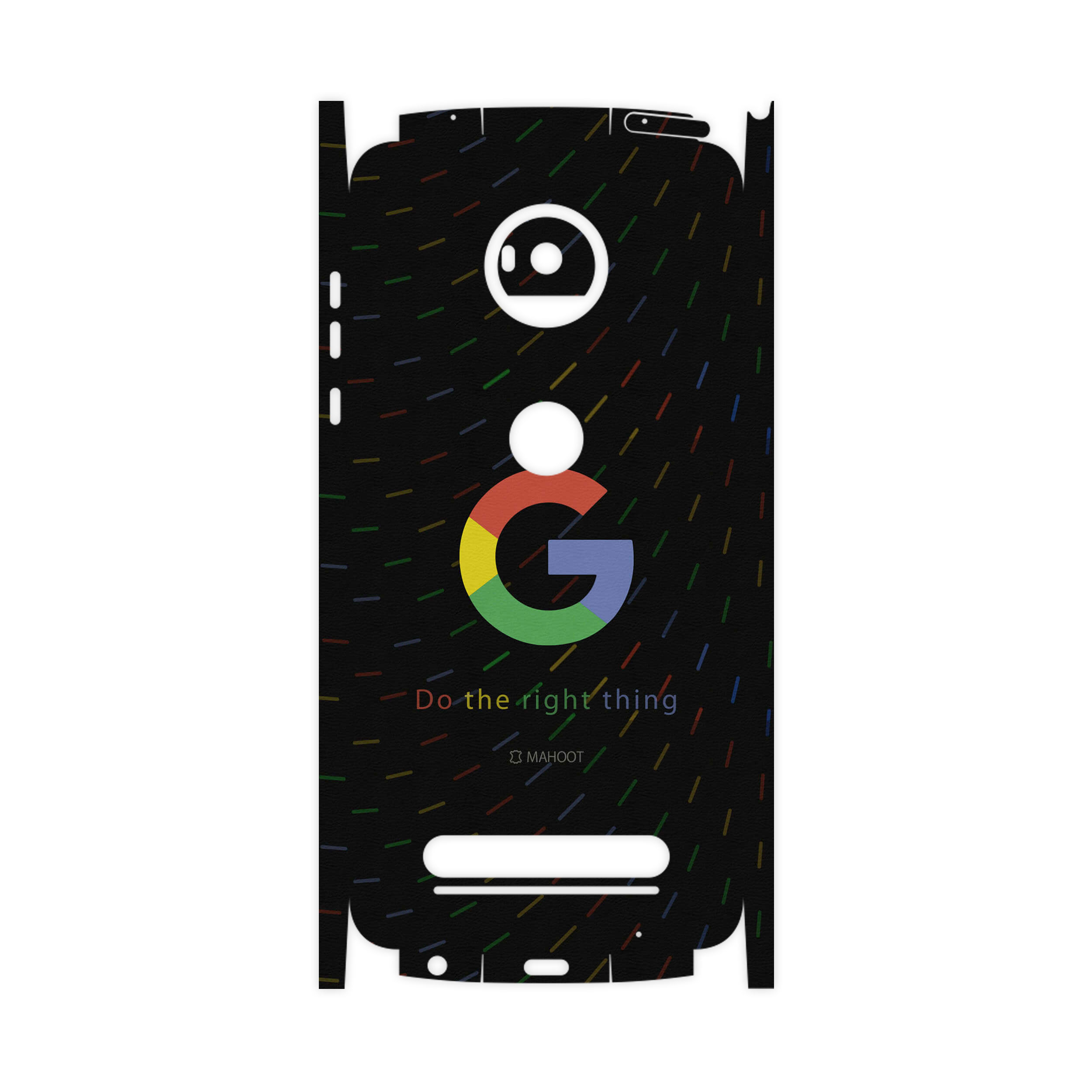 برچسب پوششی ماهوت مدل Ggl-FullSkin مناسب برای گوشی موبایل موتورولا Moto Z2 Play