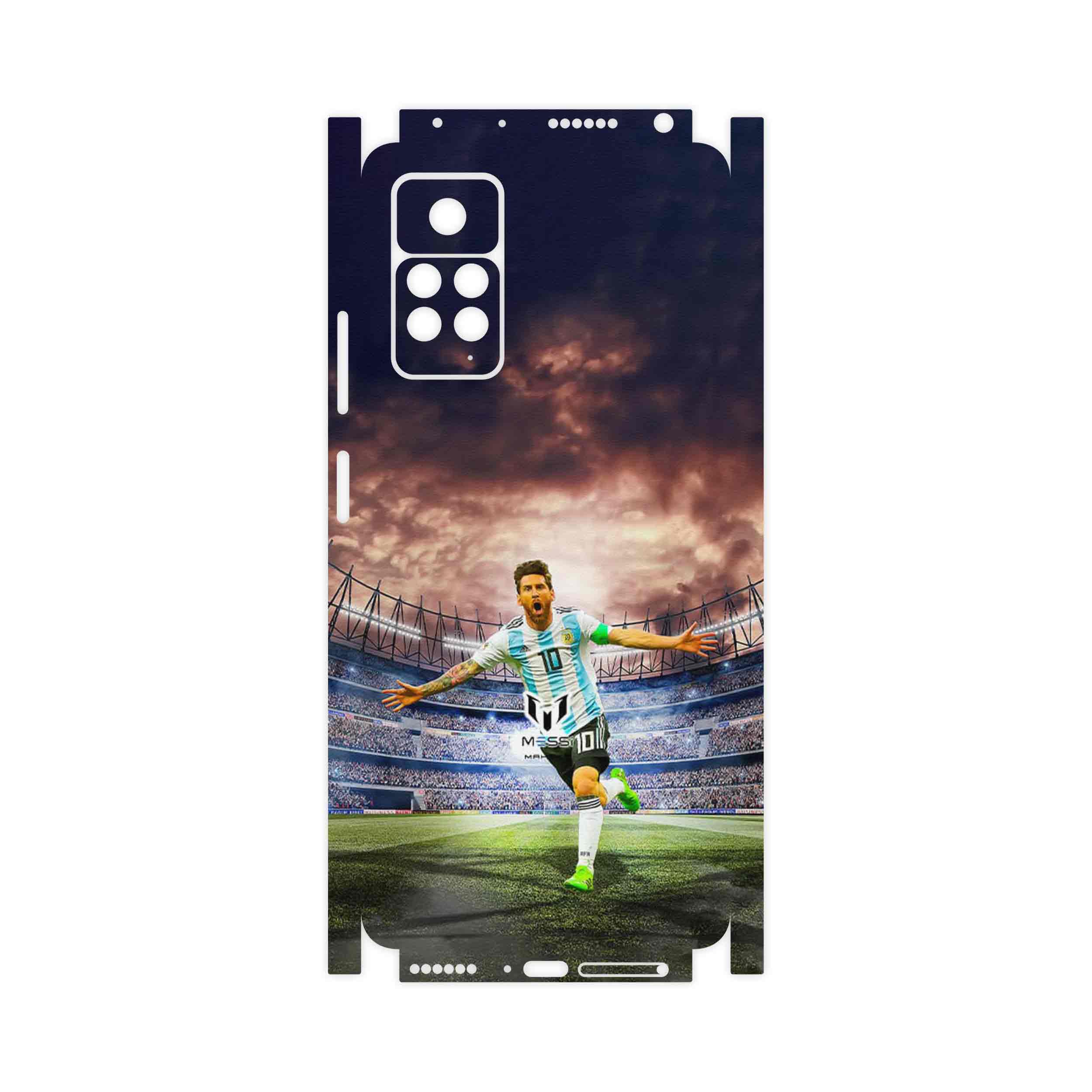 برچسب پوششی ماهوت مدل Lionel Messi 2-FullSkin مناسب برای گوشی موبایل شیائومی Redmi Note 11 Pro