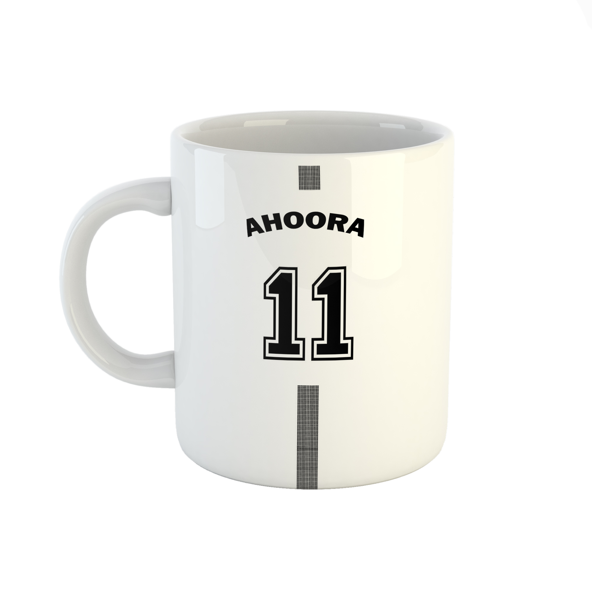 ماگ طرح اسم اهورا مدل پاریس سن ژرمن کد 1007