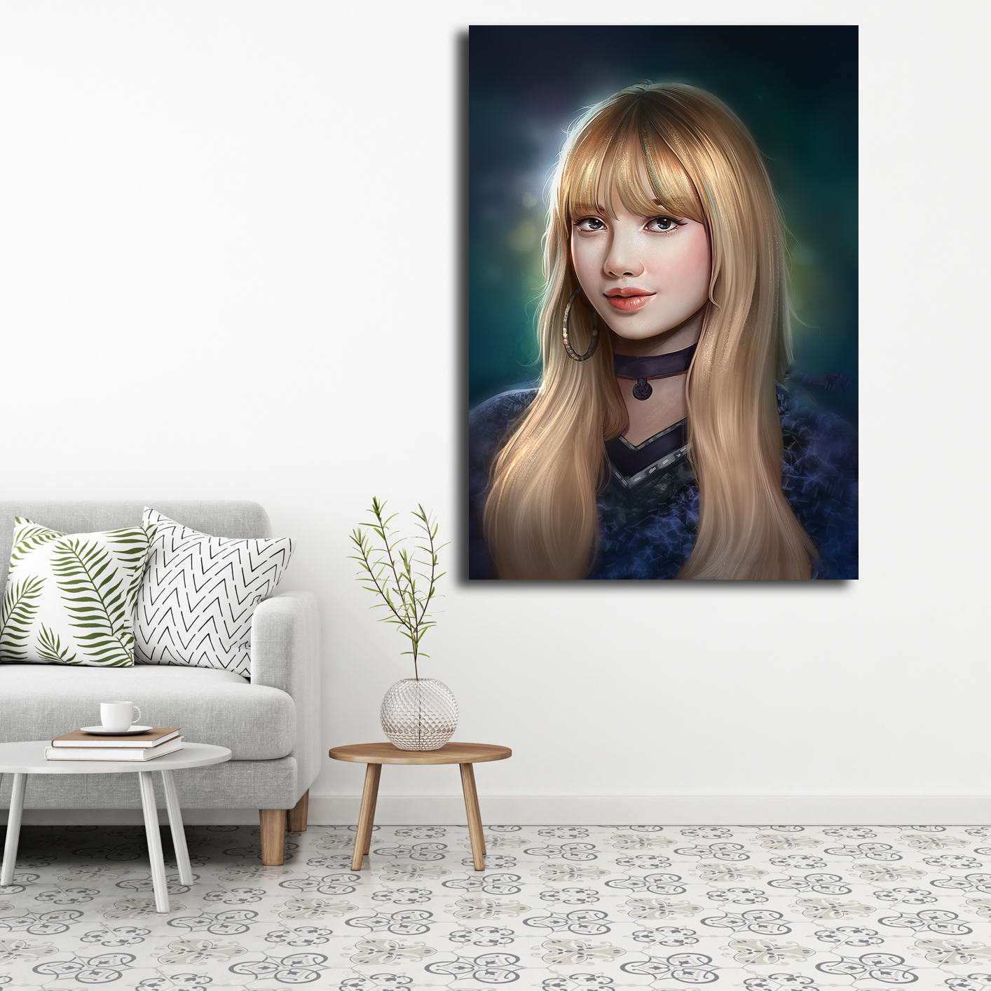 تابلو شاسی مدل blackpink fanart کد 42