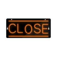 چراغ دیواری نئون دیزاین طرح Close-BL_ORG