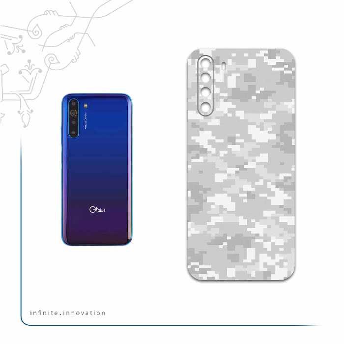 برچسب پوششی ماهوت مدل Army-Snow-Pixel مناسب برای گوشی موبایل جی پلاس X10